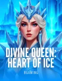 divine queen heart of ice slot logo